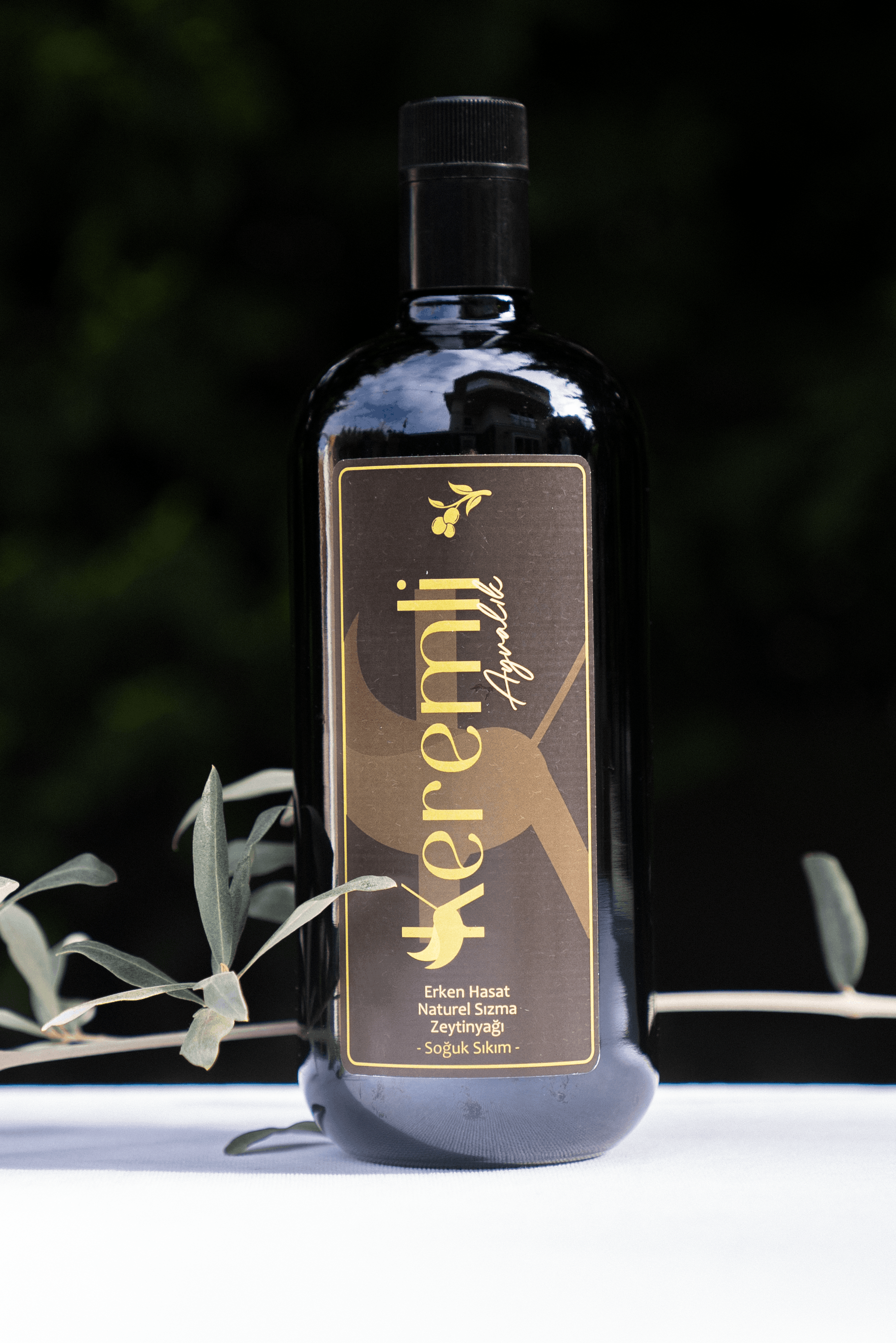 Premium Erken Hasat Soğuk Sıkım Zeytinyağı (1000ml)